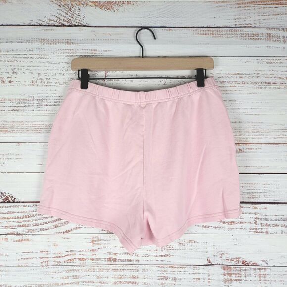 Fabletics Size XL French Terry Sweat Shorts Pink Athletic Club Workout Lounging - Picture 5 of 10
